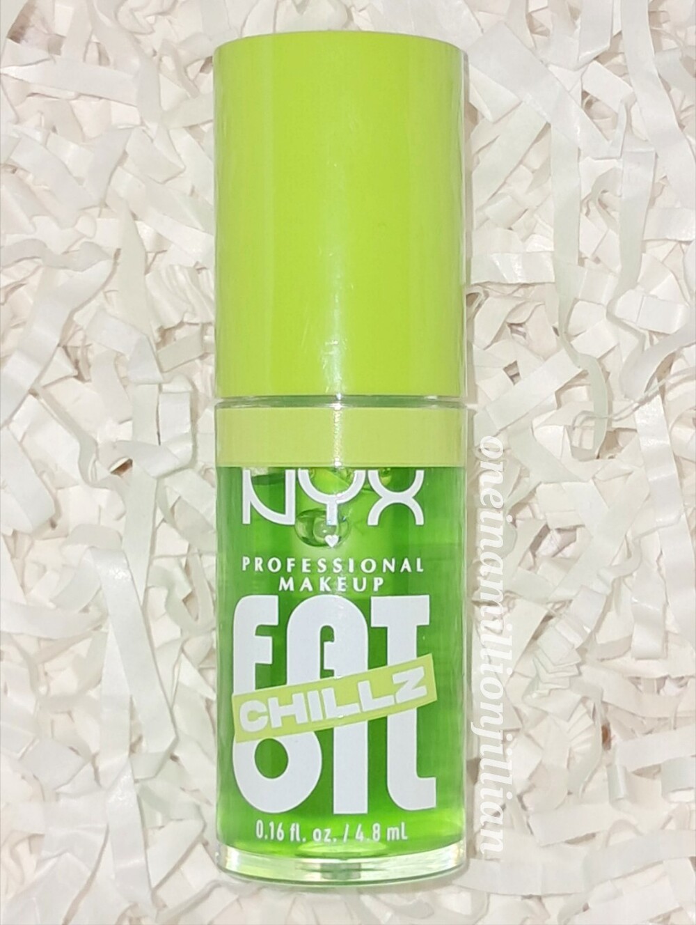 NYX Fat Oil Lip Drip Chillz Cooling Lip Oil Gloss - Kiwi Freezie
